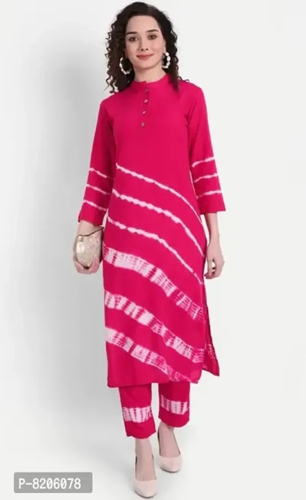 Stylish Fancy Rayon Pink Tie And Dye Kurta With Trousers For Women

Size: 
M
L
2XL

 Color:  Pink

  uploaded by Sonam karan fashion superior on 3/16/2023