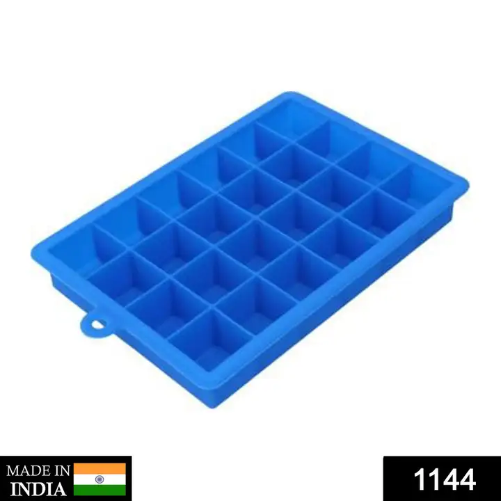 1144 Silicone Ice Cube Trays 24 Cavity Per Ice Tray [Multicolour] uploaded by DeoDap on 3/16/2023
