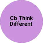 Business logo of CB Think Different