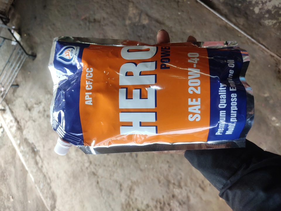 Hero pauch 1 ltr uploaded by A R Lubricants on 3/16/2023