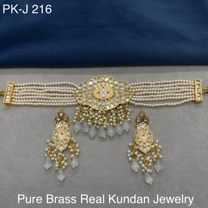 Real Kundan necklace set  uploaded by Sb designs on 3/16/2023