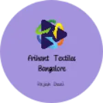 Business logo of Arihant textiles bangalore