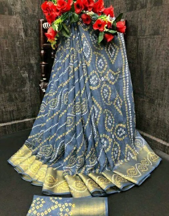 Bandhani saree uploaded by Prahi fashion on 3/16/2023