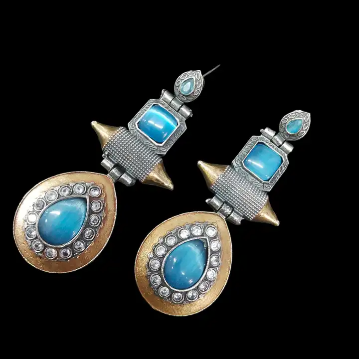 Tribal Stone Earrings  uploaded by Sb designs on 3/16/2023