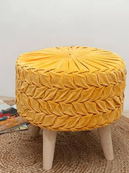 Velvet wooden stool  uploaded by Amit Handicrafts on 3/16/2023