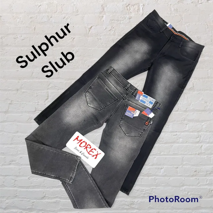 Black dusty slub jeans uploaded by Maheshwar Garments on 3/16/2023
