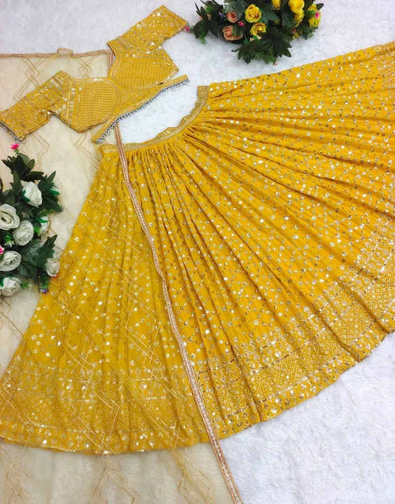 Lehenga -Choli With Dupatt Set uploaded by Sat fashion on 3/16/2023