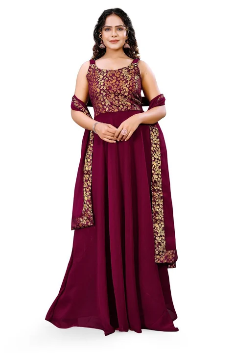 Gown With Dupatta styles uploaded by Sat fashion on 3/16/2023