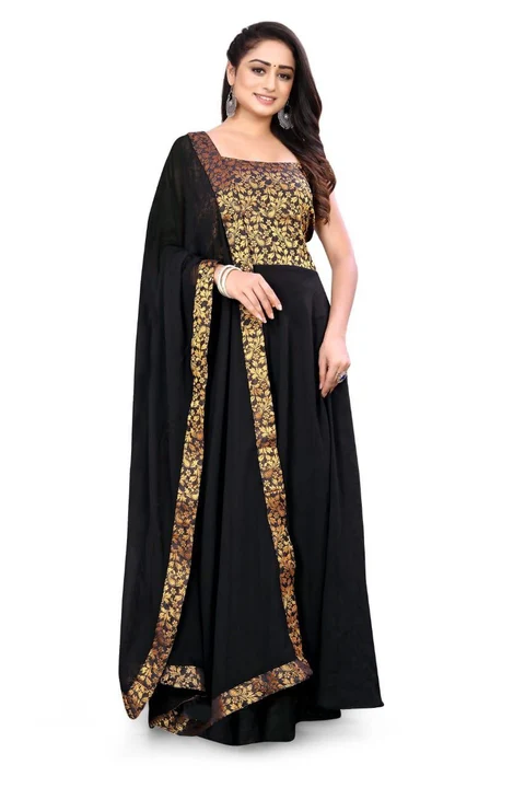 Gown With Dupatta styles uploaded by Sat fashion on 3/16/2023