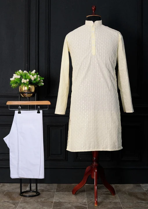 Traditional & Simple Kurta With Pajama uploaded by Sat fashion on 5/30/2024