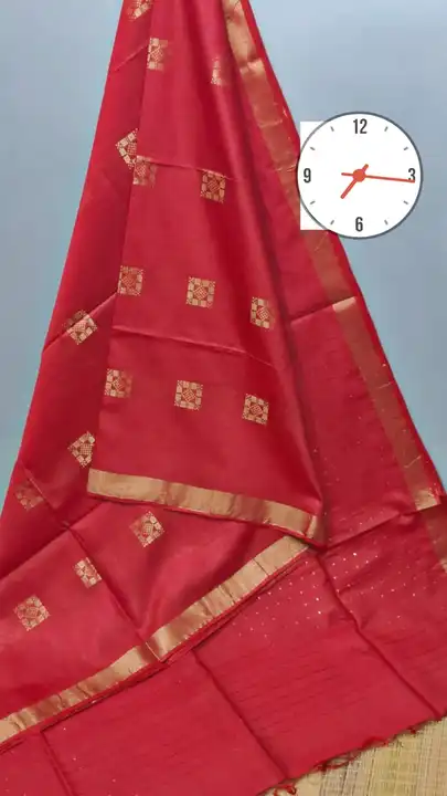 Katan Silk Sarees With Squire Design uploaded by Salman Handloom on 3/16/2023