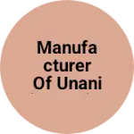 Business logo of Manufacturer of unani (harbal)medicines