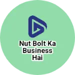 Business logo of nut bolt ka business hai