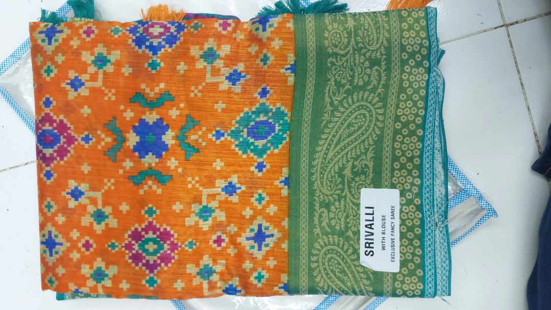 Cotton patola print  uploaded by N k sarees on 3/16/2023