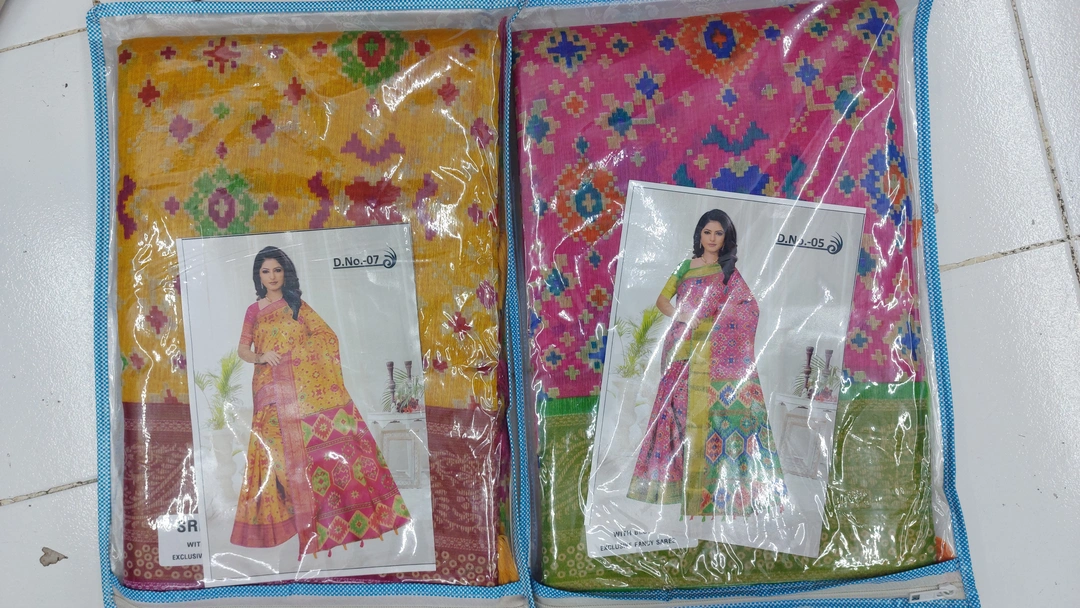 Cotton patola print  uploaded by N K SAREES  on 3/16/2023