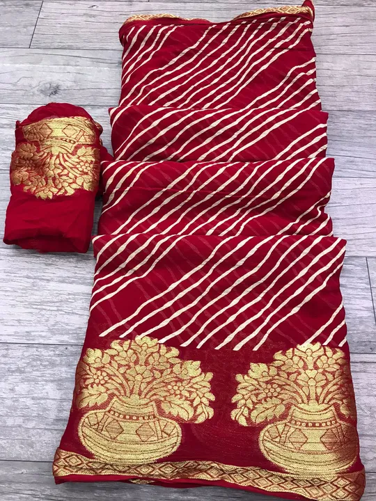 presents Trending Lehriya*


*beautiful color combination Saree for all ladies*

👉keep shopping wit uploaded by Gota Patti manufacturing on 3/16/2023