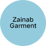 Business logo of Zainab garment