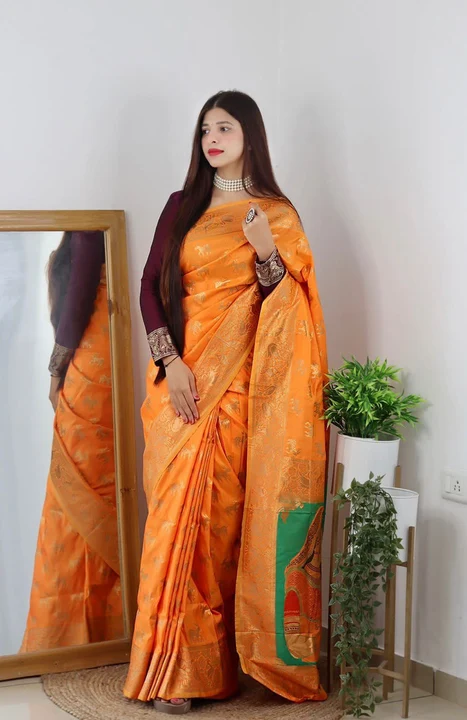 Pure Zari Saree  uploaded by Fashion designer saree  on 3/17/2023