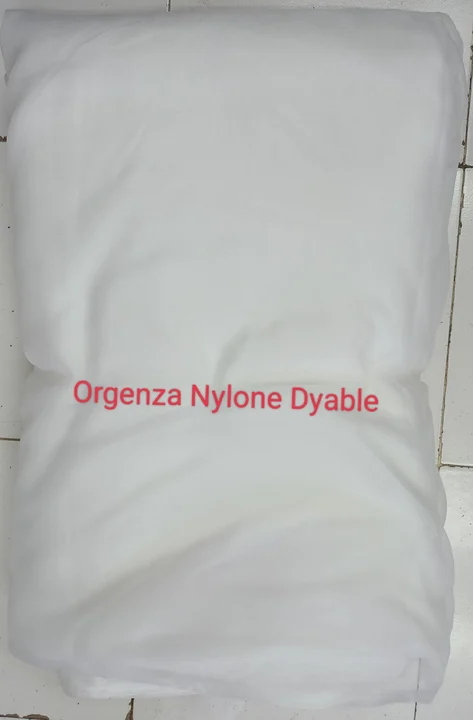 Organza Nylon Dyable fabric uploaded by Sanjana Textile on 3/17/2023