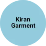 Business logo of Kiran garment