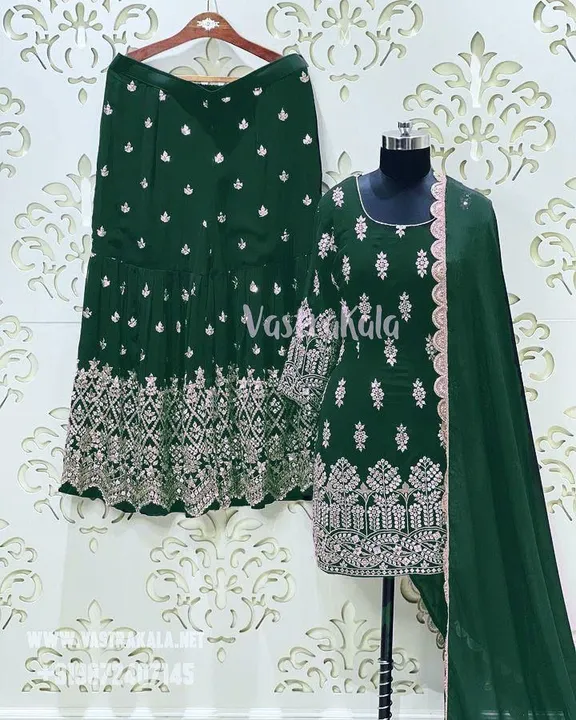 ️ PRESENTING NEW TOP-SHARARA SET️

️ GOOD QUALITY HEAVY GEORGETTE TOP WITH BEAUTIFUL FULLY EMBROI uploaded by Divya Fashion on 5/30/2024