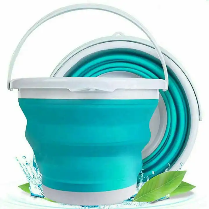 *10 LTR SPACE SAVING FOLDING SILICONE BUCKET* uploaded by business on 3/17/2023