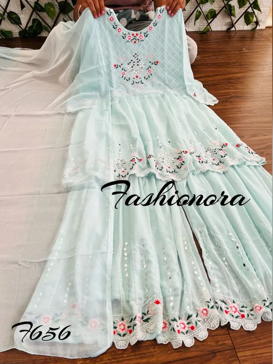 Gown  uploaded by Taha fashion from surat on 3/17/2023