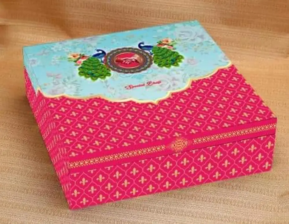 Wedding card box  uploaded by Aafreen Enterprise Fancy wedding ca on 3/17/2023