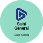 Business logo of Saini General store