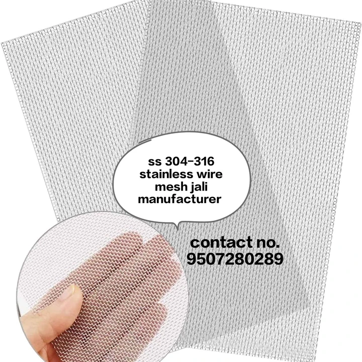 Ss stainless steel wire mesh jali manufacturer shop now ☑️✅✅✅ uploaded by Wiremesh on 3/17/2023