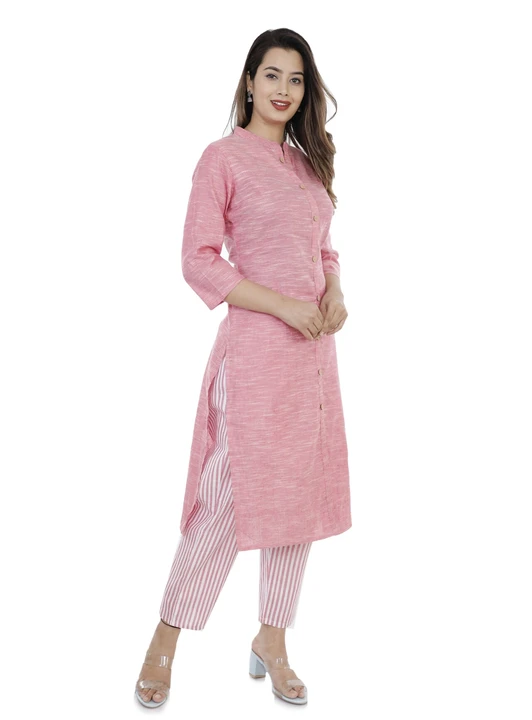 Cotton Printed Kurti Pant set
 uploaded by AXEWOODS VENTURES on 3/17/2023