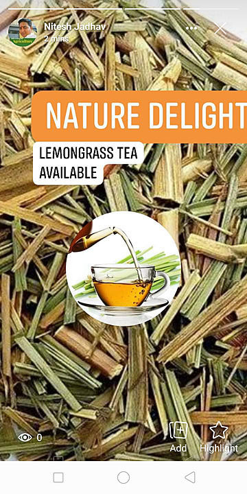 Lemongrass tea uploaded by business on 7/9/2020