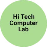 Business logo of Hi tech computer lab