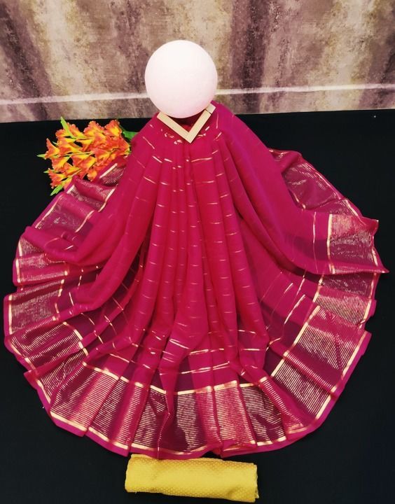 Chifon saree uploaded by business on 2/26/2021