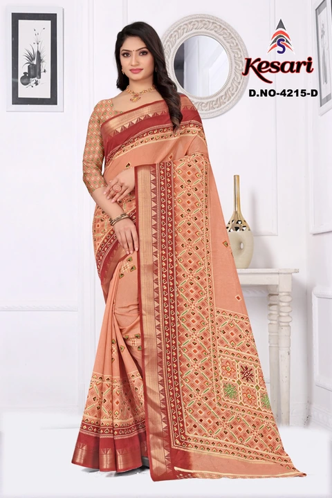 Kesri uploaded by Karuna Saree Centre Surat on 3/17/2023