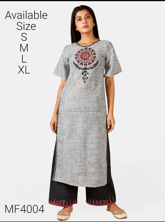 New Khadi Set with Embroidery work  uploaded by Vihu fashion on 3/17/2023
