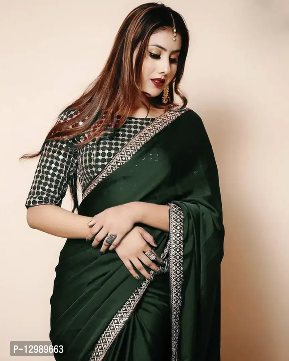 Beautiful Art Silk Saree with Blouse piece

 Color:  Black

 Fabric:  Art Silk

 Type:  Saree with B uploaded by Lekhi savlecha on 3/17/2023