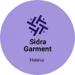 Business logo of Sidra garment