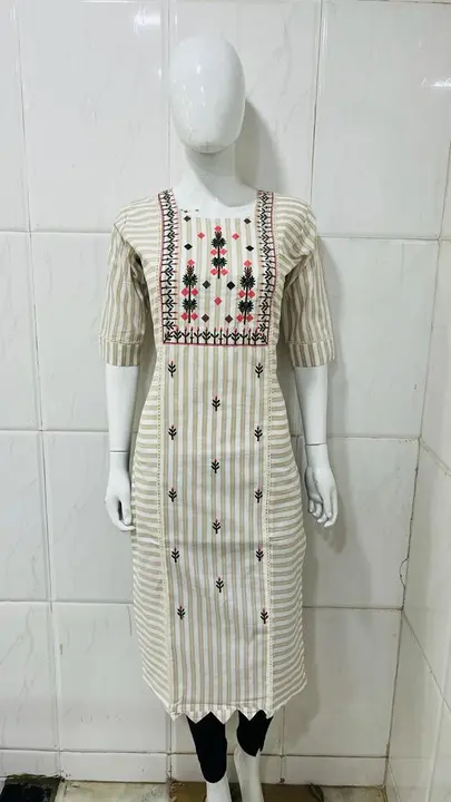 FANCY HAND WORK KURTI uploaded by Swastik creation on 3/17/2023