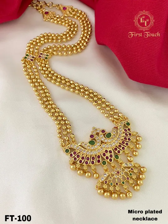 Micro gold plated Necklace  uploaded by Neekibha Collections  on 3/17/2023