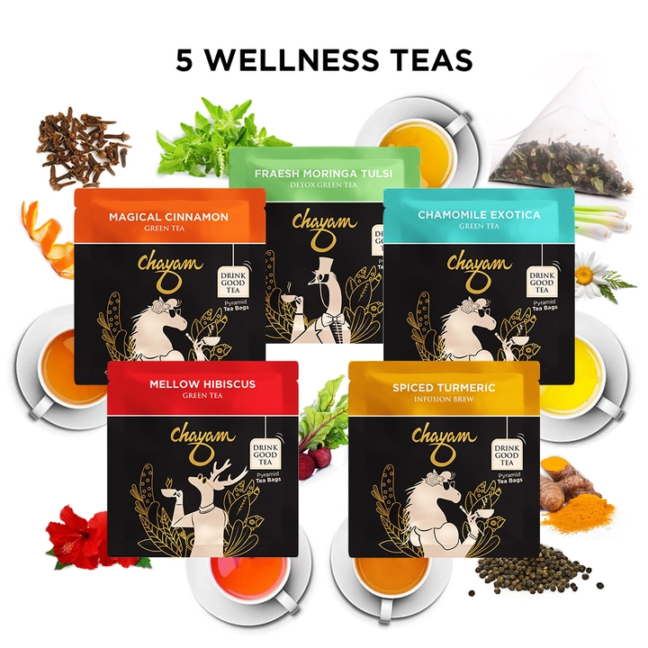 CHAYAM Assorted Tea Bags Gift Box, 12 Tea Bags, Pack of 1 | Sampler Pack | 12 Flavour Tea Bags Varie uploaded by Chayam Tea on 3/17/2023