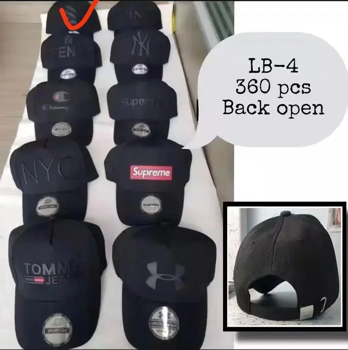 Multi brand Cap uploaded by Shreevari Traders on 3/17/2023