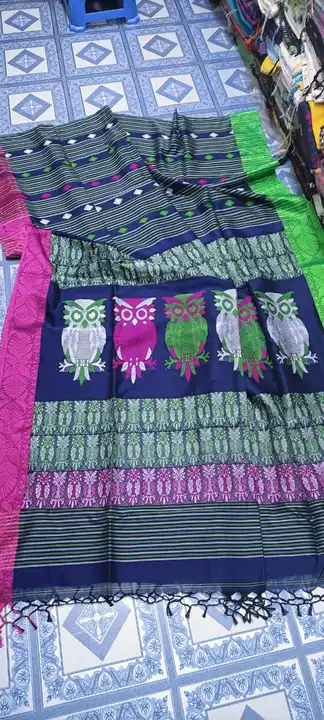 Wol cotton saree  uploaded by Matri Saree Center on 3/17/2023