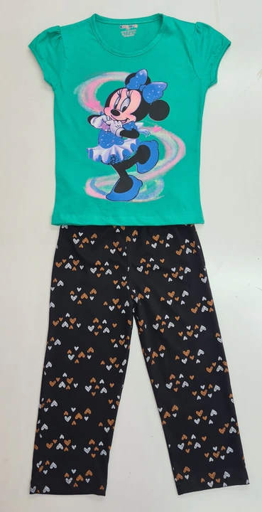Post image Girls byjama set full pand 100%cotton high quality products