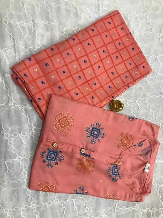 Rayon kurti Palazzo Sets uploaded by Jerry Collections on 2/26/2021