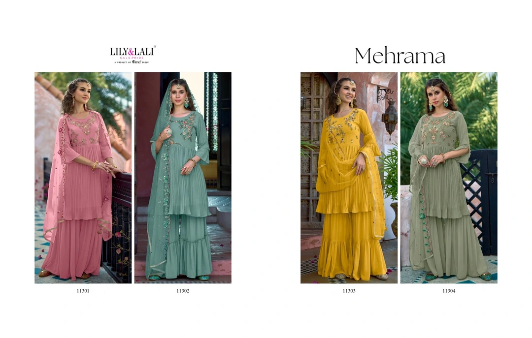 *LILY & LALI*
Presents it’s New Catalgue - 

———*_MEHRAMA_*———.                           _(EXCLUSIV uploaded by Agarwal Fashion  on 3/17/2023