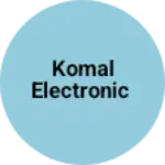Business logo of Komal electronic