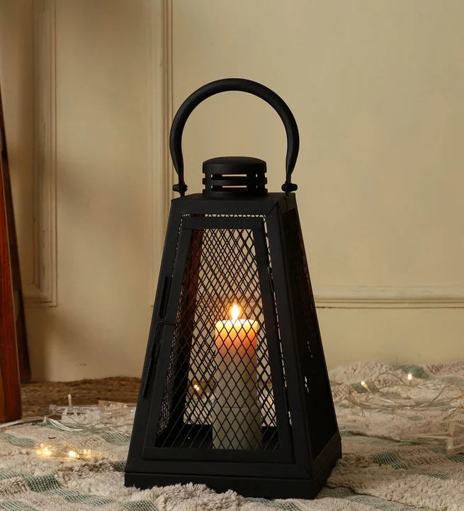 Black  metal lantern uploaded by Manufactures and suppliers on 3/17/2023