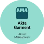 Business logo of Akta garment