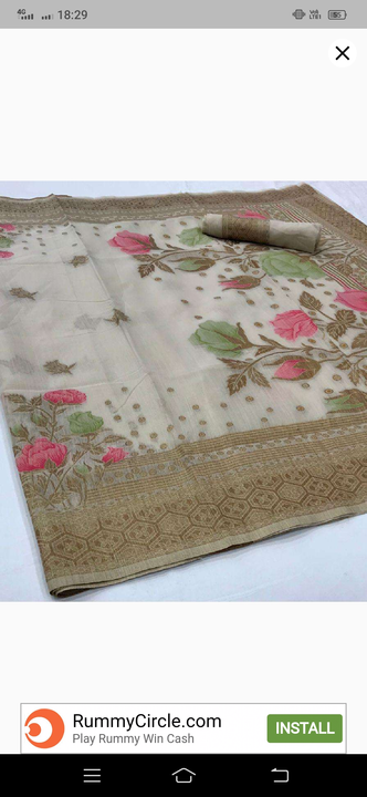 Motka silk with hand weaving uploaded by Disha collection on 3/17/2023